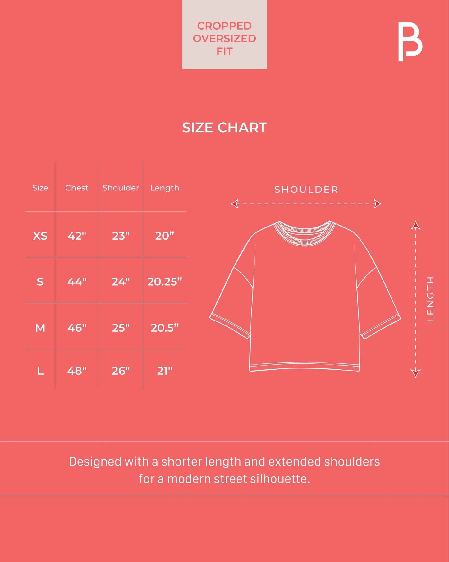 Stay – Cropped Oversized Graphic Tee