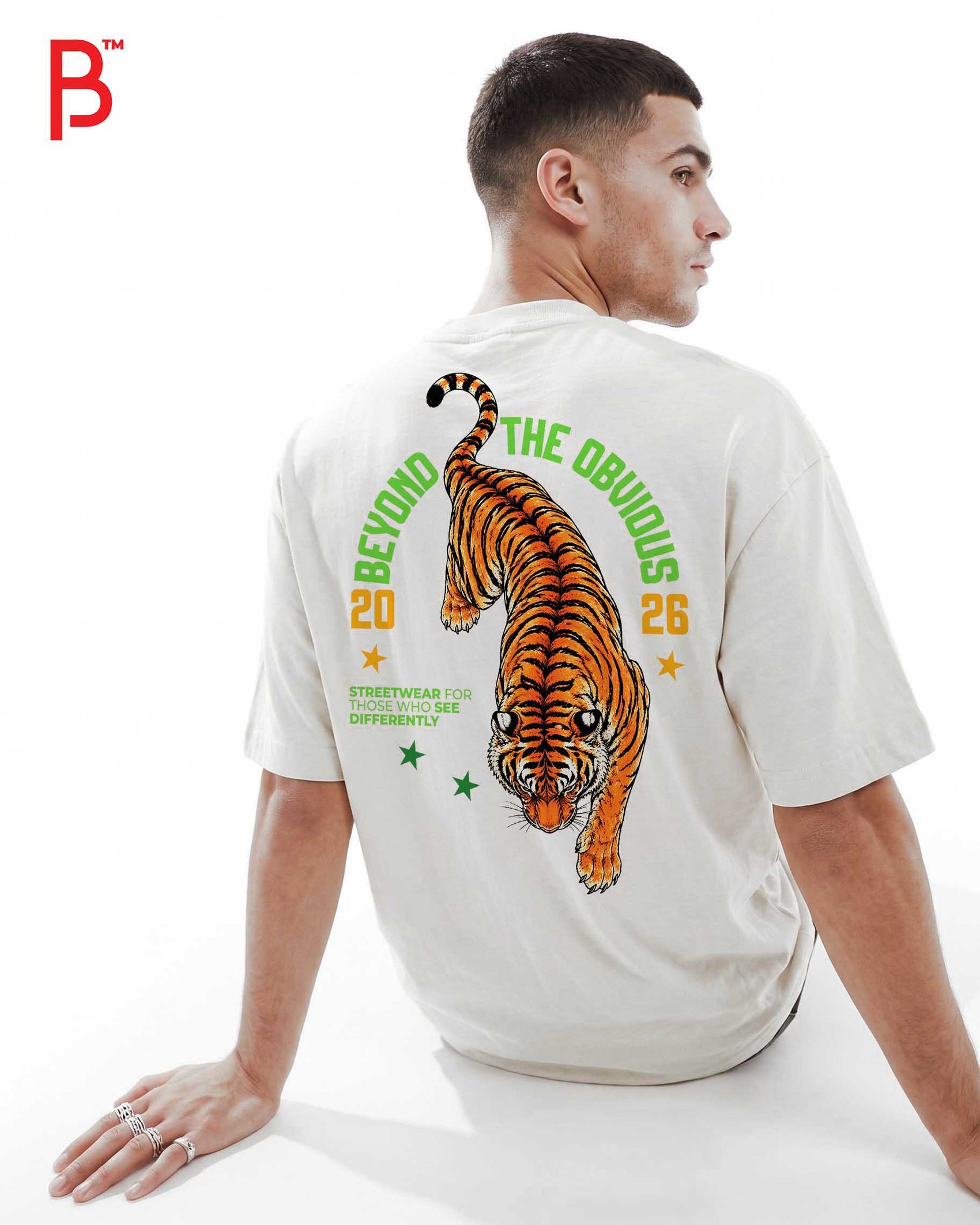 Blik Beyond The Obvious Graphic T-Shirt – White