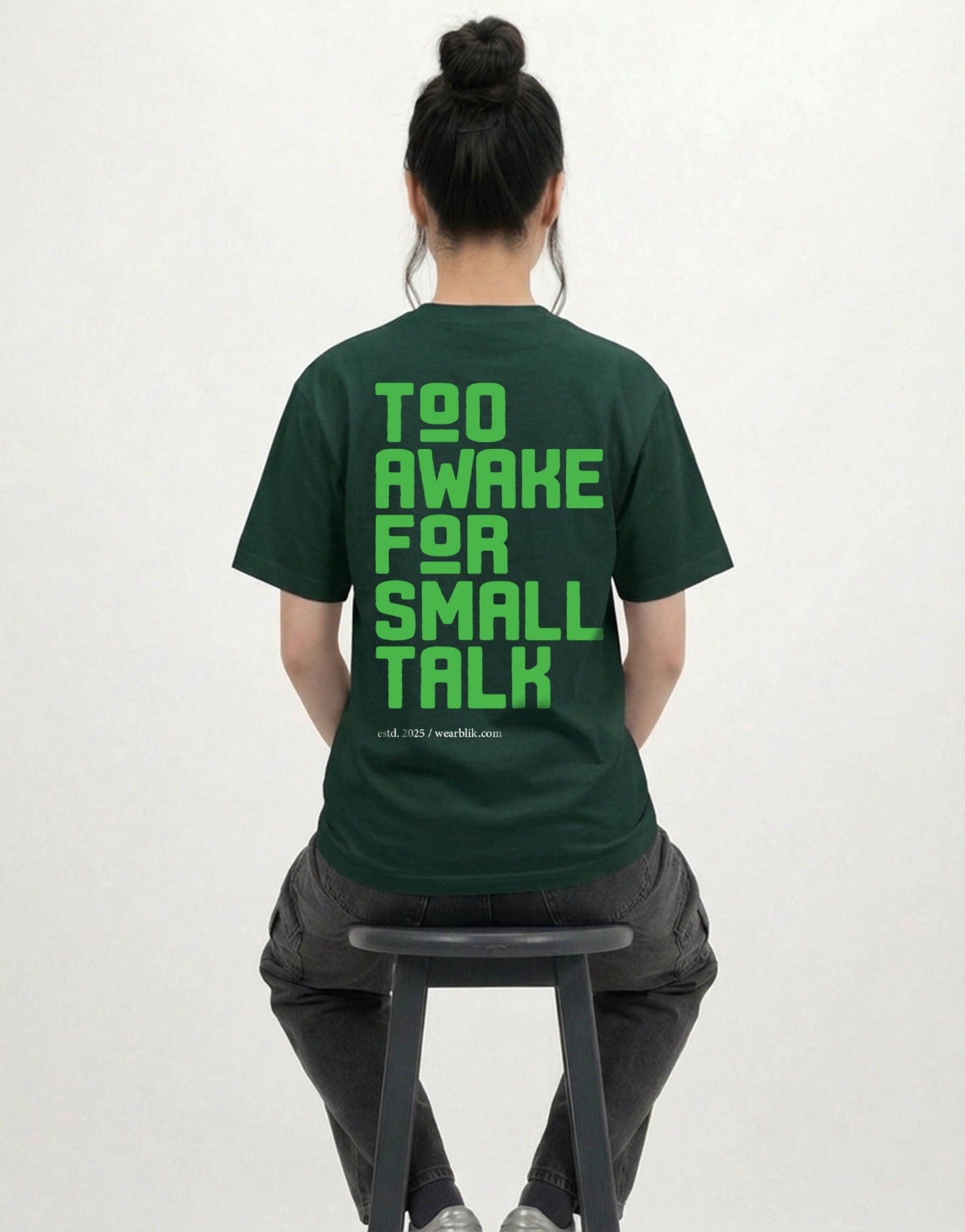 Too Awake for Small Talk Relaxed Fit T-Shirt-For Her