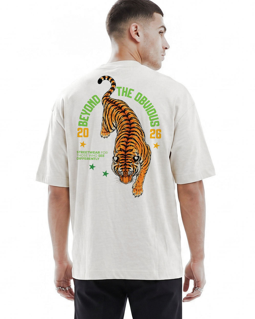 Blik Beyond The Obvious Graphic T-Shirt – White