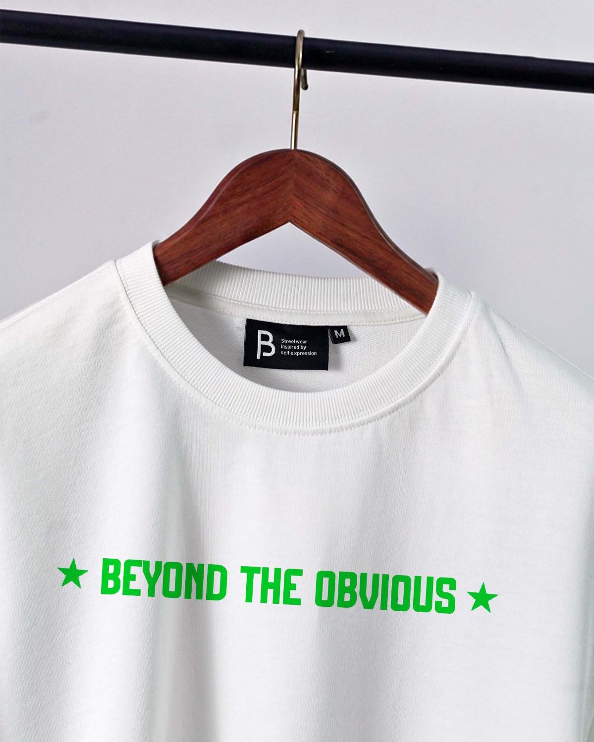 Blik Beyond The Obvious Graphic T-Shirt – White