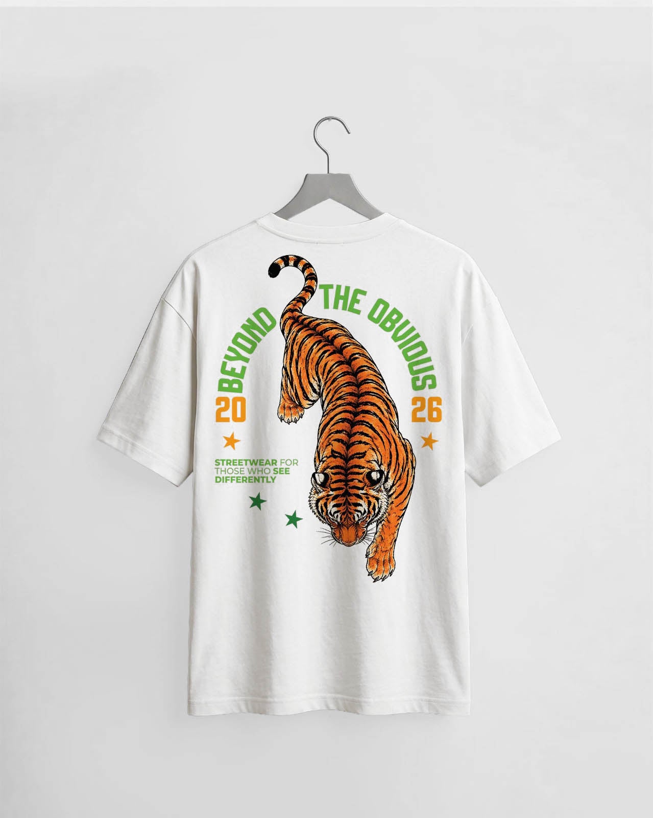Blik Beyond The Obvious Graphic T-Shirt – White