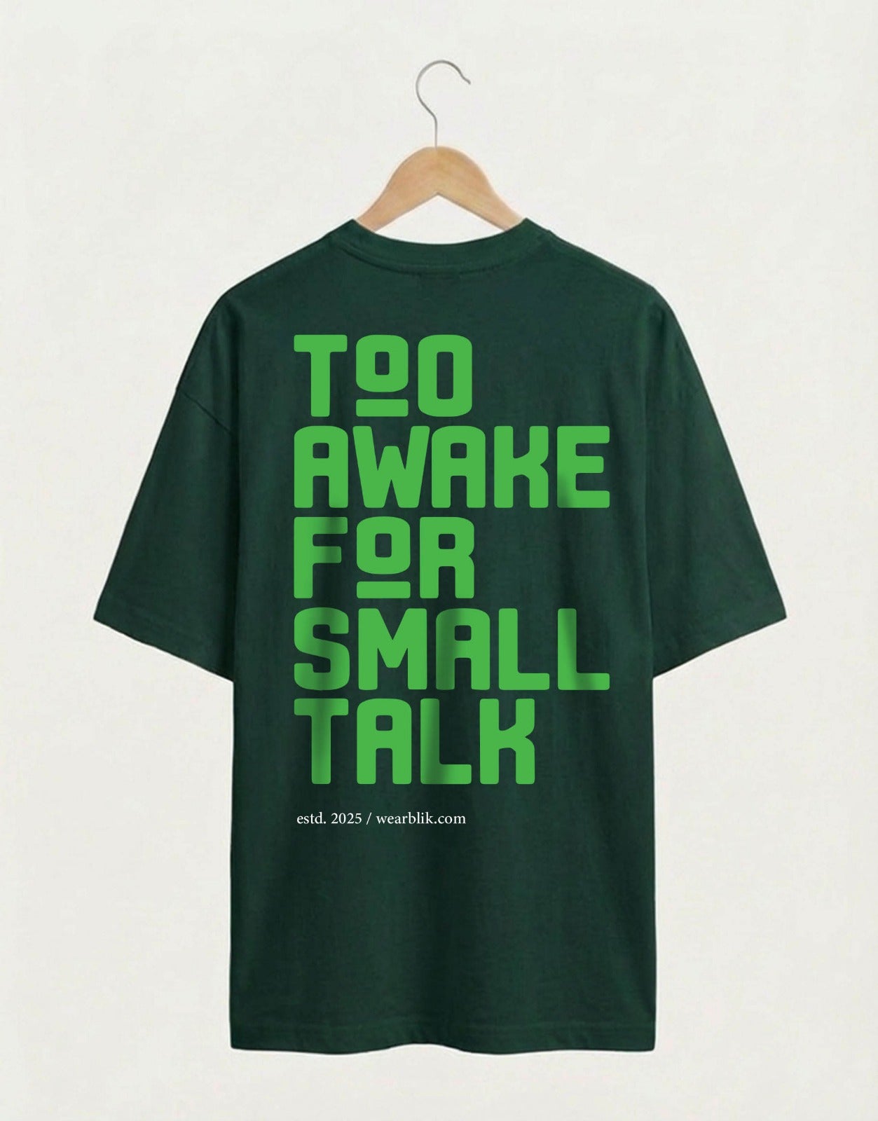 Too Awake for Small Talk Relaxed Fit T-Shirt-For Her