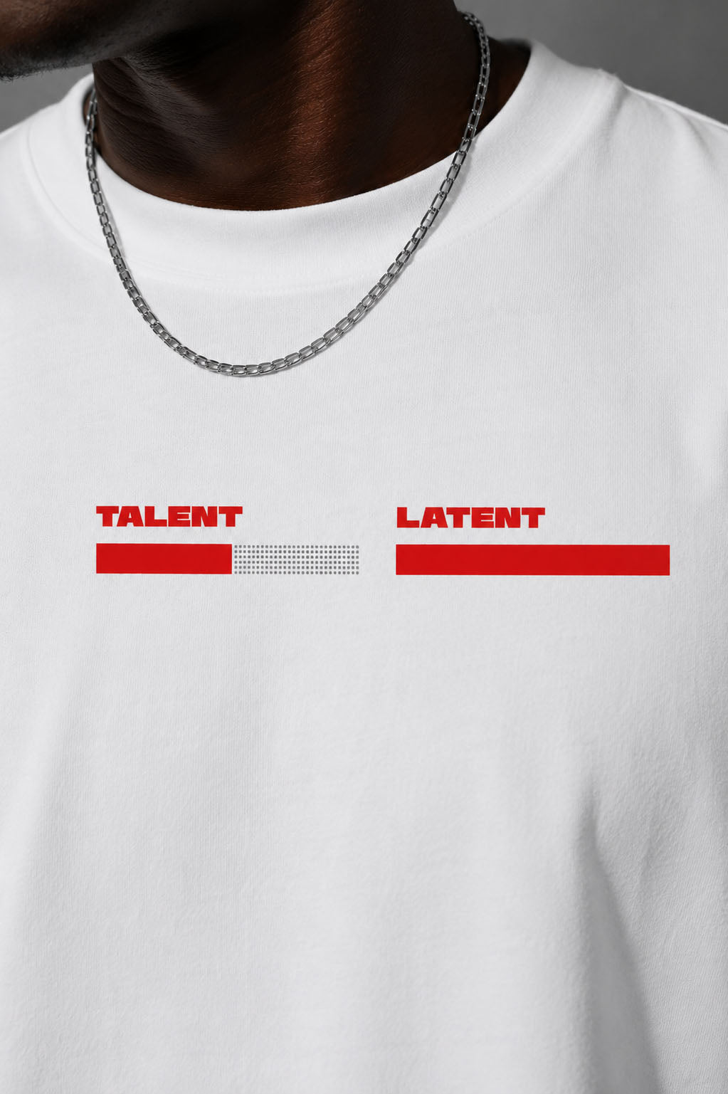 Blik “Latent” Relaxed Fit T-Shirt – White | 240 GSM Premium Cotton