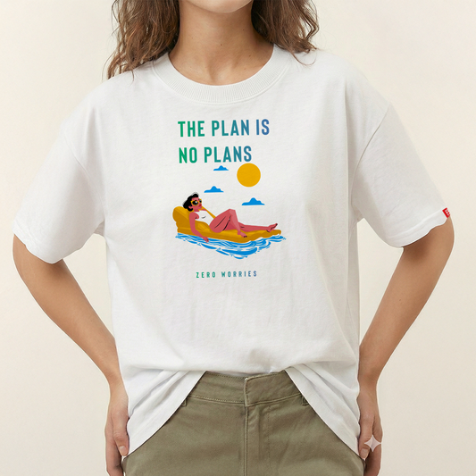 No Plans Tee – Zero Worries Edition
