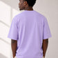 Blik “Breath” Oversized T-Shirt – Lavender | 240 GSM Heavyweight Cotton | Boxy Fit