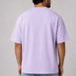 Mentally On Airplane Mode Relaxed Fit T-Shirt – Light Lavender | 240 GSM Premium Cotton