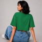 Think Outside The Box Cropped Oversized T-Shirt – 240 GSM Premium Cotton