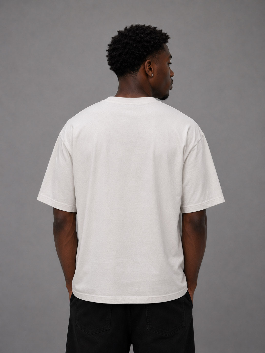 Nothing Lasts Forever Anyway relaxed fit 240 GSM T-Shirt – Off White