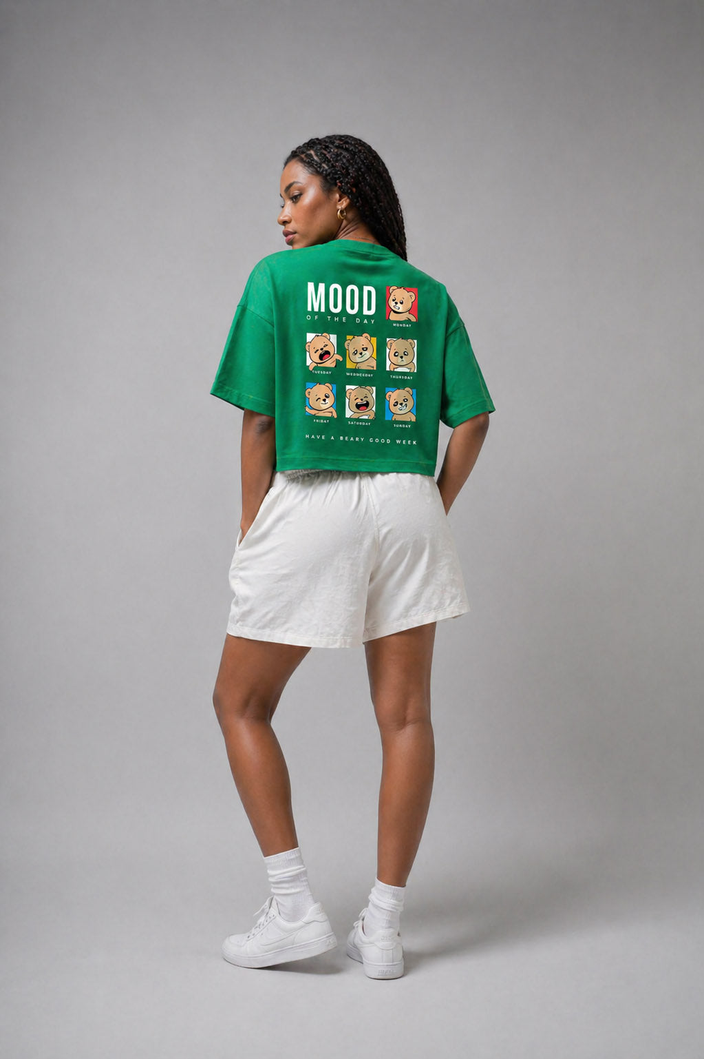 Mood of the Day Relaxed Fit T-Shirt – Green