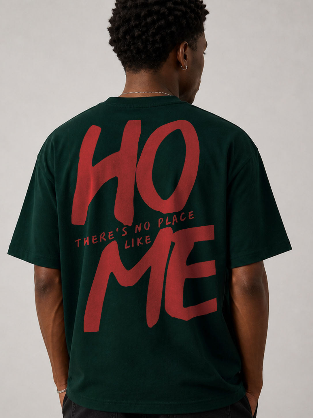 No Place Like Home Relaxed Fit T-Shirt – Forest Green | Blik