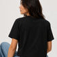 Sesame Street Graphic cropped Tee – Black | 240 GSM Premium Cotton Oversized Fit