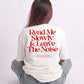 Read Me Slowly Relaxed Fit T-Shirt