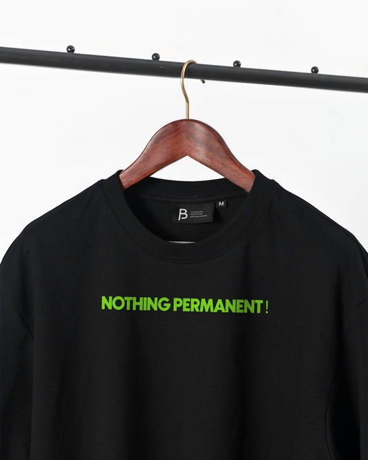 Nothing Permanent T-Shirt – Black