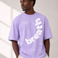Blik “Breath” Oversized T-Shirt – Lavender | 240 GSM Heavyweight Cotton | Boxy Fit