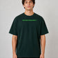 Nothing Permanent – Forest Green Relaxed Fit T-Shirt