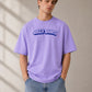 Blik Gully Saints Oversized Lavender T-Shirt - 240 GSM