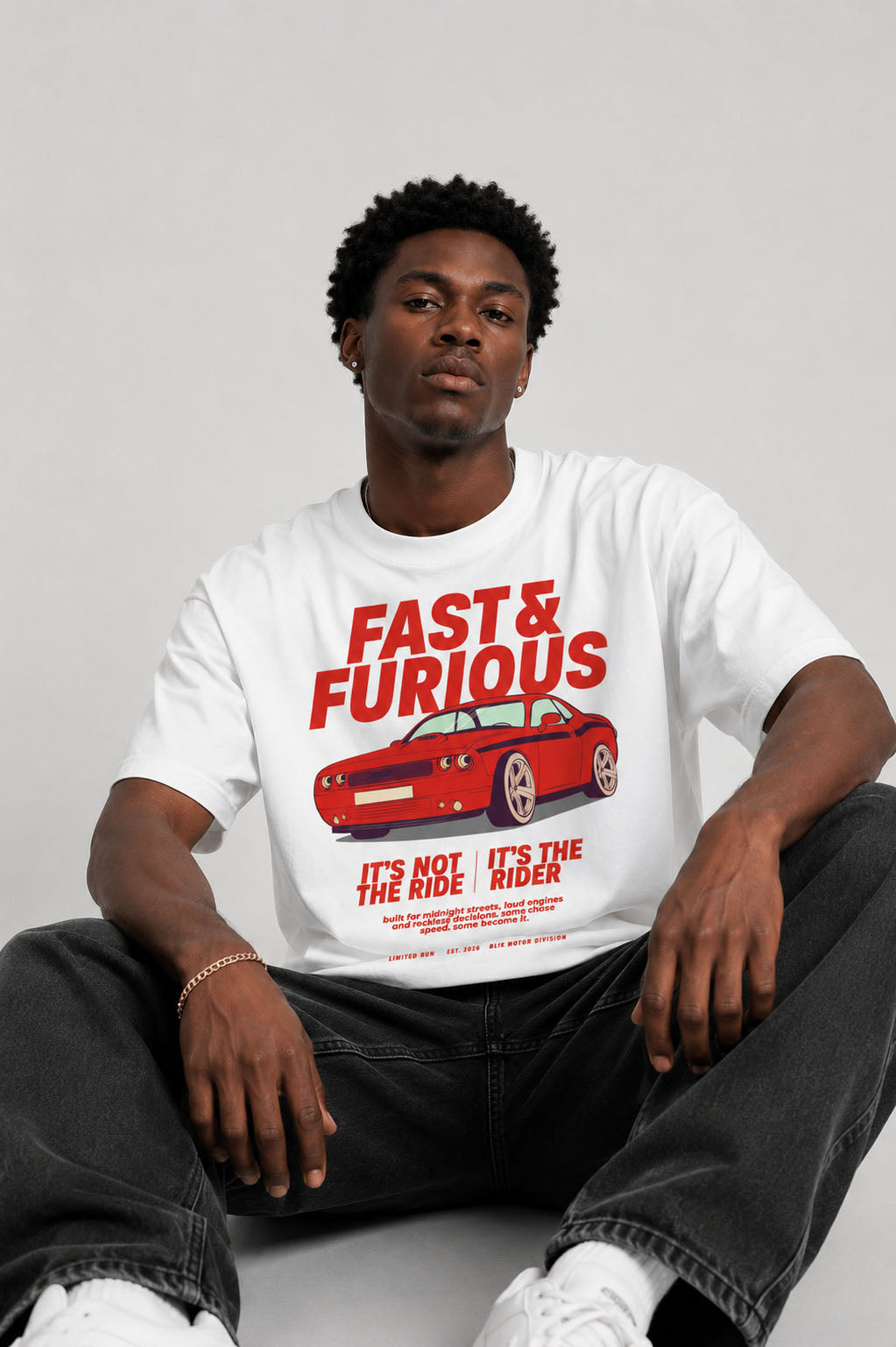 Blik Fast & Furious relaxed fit T-Shirt – 240 GSM Premium Cotton