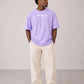 Blik “Peace Mode On” Oversized T-Shirt – Lavender | 240 GSM Heavyweight Cotton