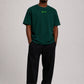 BLIK “Attitude > Problems” Oversized T-Shirt – Deep Green