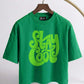 Stay Cool Oversized Cropped T-Shirt – Bright Green