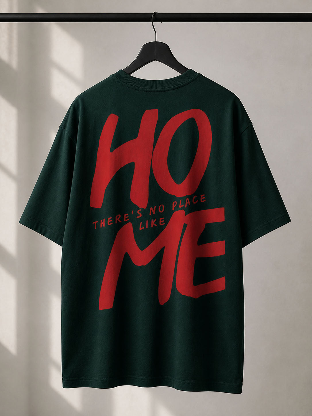 No Place Like Home Relaxed Fit T-Shirt – Forest Green | Blik