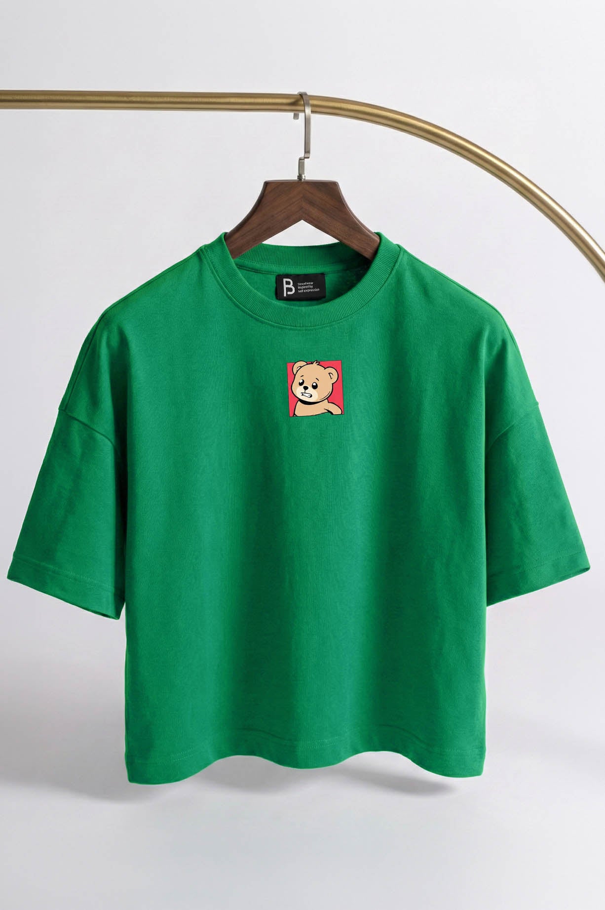 Mood of the Day Relaxed Fit T-Shirt – Green