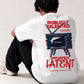 Blik “Privately Latent” relaxed fit T-Shirt – White