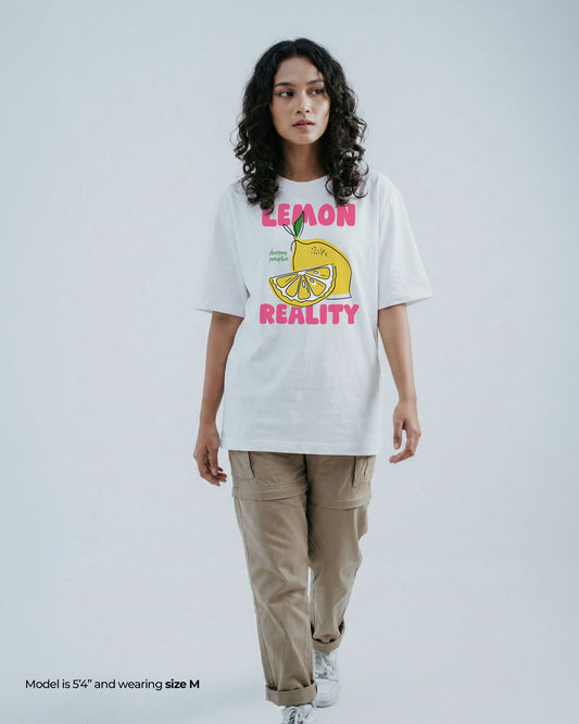 Lemon Reality Oversized T-Shirt