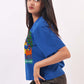 Hues of Madhubani T-shirt – Blue