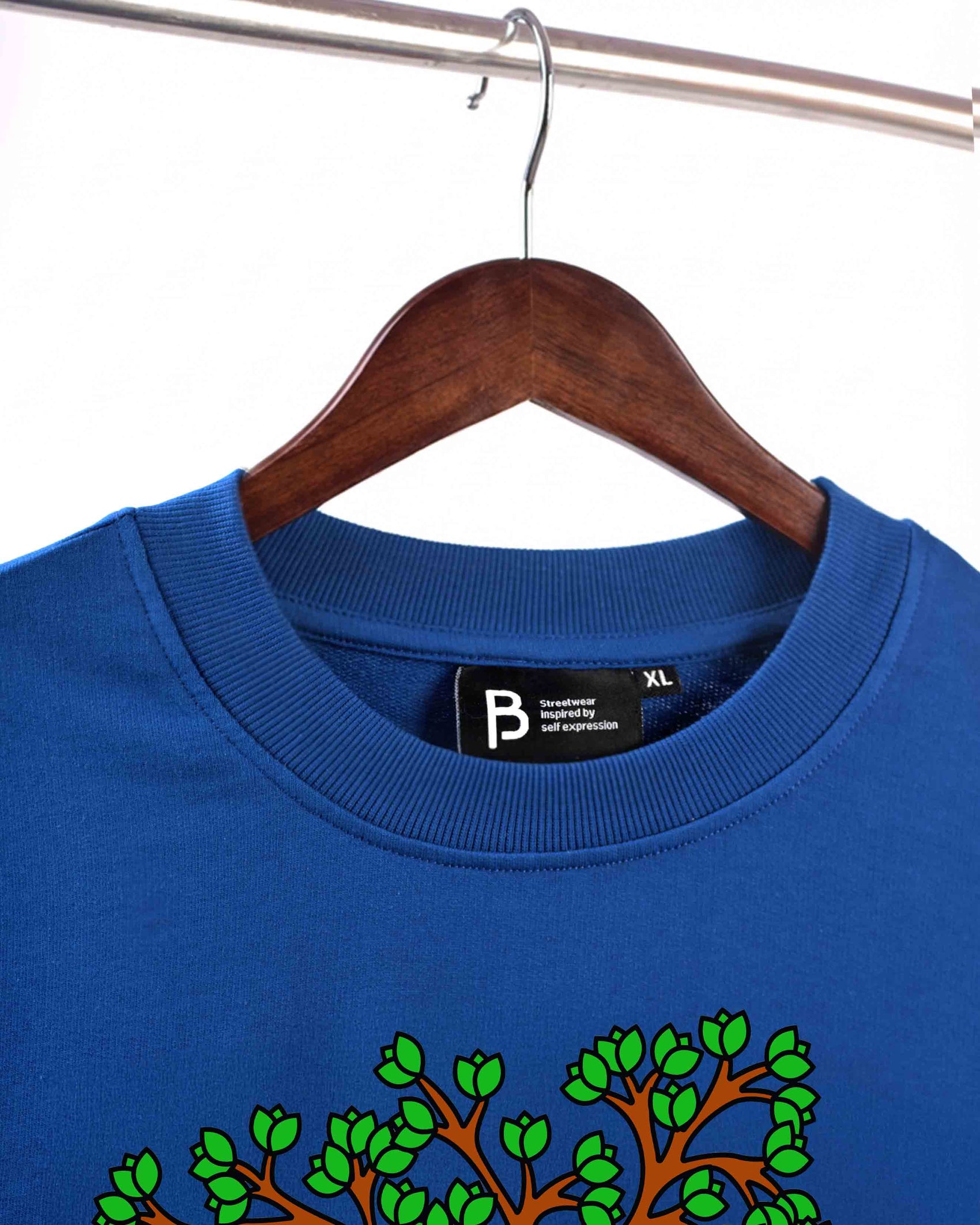 Hues of Madhubani T-shirt – Blue