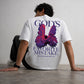 Blik “God’s Favorite Mistake” T-Shirt – White | 240 GSM Relaxed Fit
