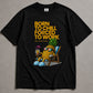 Born To Chill Forced To Work Oversized Black T-Shirt | 240 GSM Heavyweight