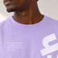 Blik “Breath” Oversized T-Shirt – Lavender | 240 GSM Heavyweight Cotton | Boxy Fit