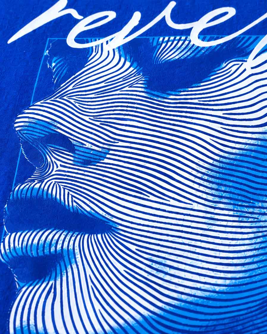 Reverb Boxy Crop Tee – Electric Blue